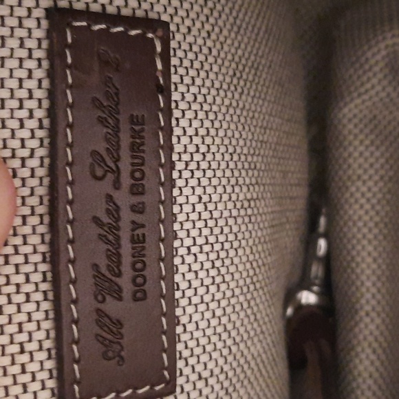 Dooney and Burke small hobo purse great condition , tags in pockets leather - Picture 12 of 12